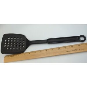 Vtg Farberware Black Nylon Spatula Flipper Heat Resistant 400° F Made In USA